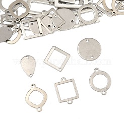 64 шт. 8 стиля геометрических звеньев/соединителей из нержавеющей стали 304&nbsp;STAS-FS0002-02