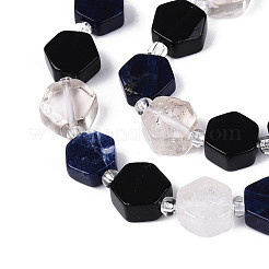 Нити из натуральных кристаллов обсидиана&nbsp;G-N358-03A-02