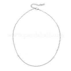 Ожерелья из витой цепи из нержавеющей стали 304 для женщин и мужчин&nbsp;NJEW-JN05797