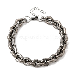 Браслеты-цепочки из нержавеющей стали 304 для женщин&nbsp;BJEW-P388-01P