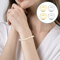 220шт 2 цвета латунные дистанционные бусины&nbsp;KK-GA0001-79