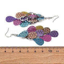 Серьги-капли из нержавеющей стали 430&nbsp;EJEW-A137-14P