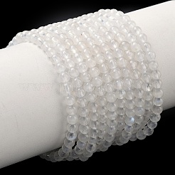 Бусины из натурального радужного лунного камня&nbsp;G-P602-4mm-01A