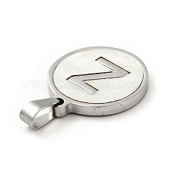 Нержавеющая сталь 304 с подвесками в виде белых ракушек&nbsp;STAS-G268-01-P