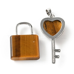 Природных тигровый глаз подвески&nbsp;G-E580-01P-08