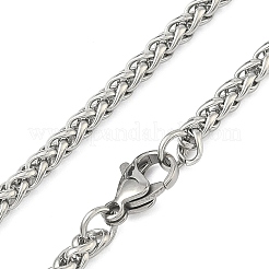 4 шт. 4 стиля ожерелий-чокеров из нержавеющей стали 304 для женщин&nbsp;NJEW-TA0001-21