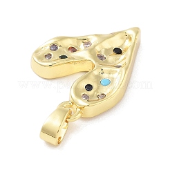 Латунные микро проложить кубического циркония подвески&nbsp;KK-F877-27G