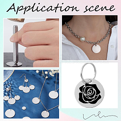 60 шт. 6 стиля кабошонов из нержавеющей стали 304/401&nbsp;STAS-SC0009-28