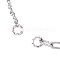 Изготовление браслета-цепочки со скрепками из нержавеющей стали 304&nbsp;AJEW-JB01518