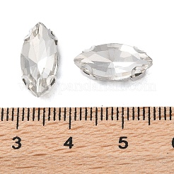 Конский глаз пришить стразами&nbsp;RGLA-L028-08F-01