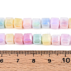 Антикоррозийные гальванические стеклянные бусины&nbsp;GLAA-T025-6mm-10A