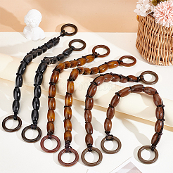 6 шт. ручки для сумки из деревянных рисовых бусин&nbsp;HJEW-PH02166