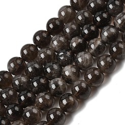 Природный дымчатый кварц нитей бисера&nbsp;G-B167-A09-10mm