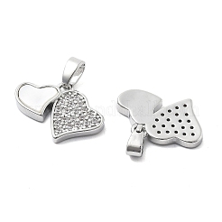 Латунные микро проложить кубического циркония подвески&nbsp;KK-L222-018P