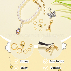 Железные открытые соединительные кольца&nbsp;DIY-YW0017-54