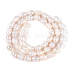 Нити из натурального культивированного пресноводного жемчуга&nbsp;PEAR-N029-01B