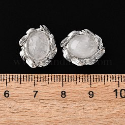 Натуральный кварцевый кристалл овальные многожильные звенья&nbsp;G-G207-02P-10