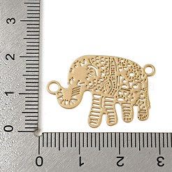 Покрытие стойки латунные филигранные подвески-соединители&nbsp;KKC-D001-01KCG