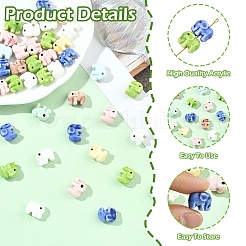 20шт фарфоровые бусины ручной работы&nbsp;PORC-YW0001-71C