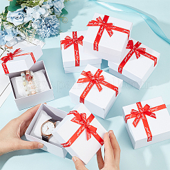 Квадратные картонные коробки для часов&nbsp;CON-WH0086-105B