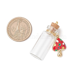 5 шт. подвески в виде грибов для бутылок с желаниями&nbsp;PALLOY-JF04072