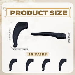 10 пара силиконовых очков для ушей&nbsp;SIL-LP0001-26A