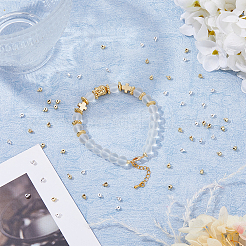 80 шт. 2 цвета латунные обжимные бусины&nbsp;FIND-DC0005-68