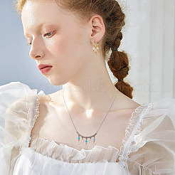 24 шт. 2-х цветные латунные соединительные кольца&nbsp;KK-TA0003-09-RS