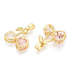 Латунные микро проложить кубического циркония подвески&nbsp;X-KK-N254-227G