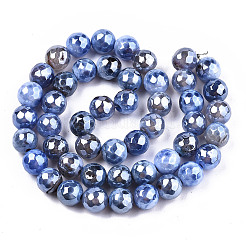 Гальванизирует естественно агат бисер пряди&nbsp;LS-G-T131-54G