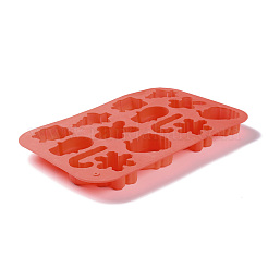 Рождественская тема конфета/снеговик/снежинка украшение торта пищевые силиконовые Молды&nbsp;LS-DIY-E067-05