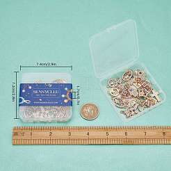 Соединители звеньев сплава горный хрусталь&nbsp;ALRI-SC0001-09LG