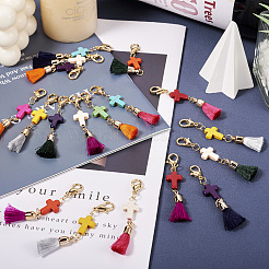 Подвеска из синтетической бирюзы&nbsp;HJEW-TA0001-12