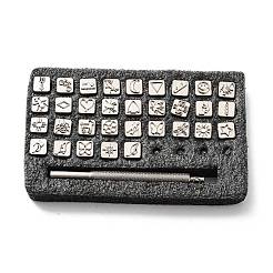 Набор инструментов для штамповки изделий из кожи&nbsp;TOOL-WH0119-66