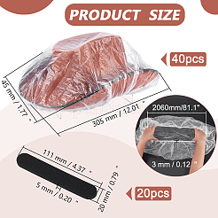 Одноразовый чехол для сиденья из полиэтилена&nbsp;AJEW-WR0003-17