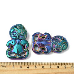 Большие подвески из гальванического синтетического немагнитного гематита&nbsp;G-G113-01F