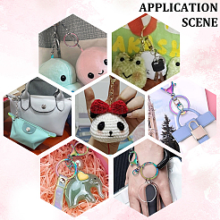 36 шт. двухцветные железные застежки-шарниры для брелка с распылителем&nbsp;FIND-AR0004-01