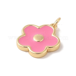 Подвески из латуни с эмалью в стойку&nbsp;KK-Z047-02D-RS