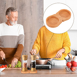 Держатель деревянной мельницы для перца AJEW-WH0479-43