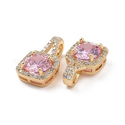 Латунные микро проложить кубического циркония подвески&nbsp;KK-E068-VC427