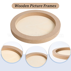 DIY детская деревянная отделка глиняная рамка для фотографий WOOD-WH20008-07D