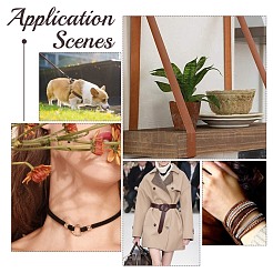 Искусственная кожа ткань обычная ткань личи&nbsp;AJEW-WH0034-89D-01