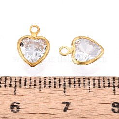 Латунные подвески с фианитами&nbsp;KK-ZX025-73C