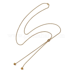 Колье-лариата с цепочкой из нержавеющей стали 304.&nbsp;NJEW-JN05887