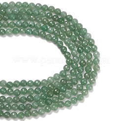 Естественный зеленый авантюрин бисер нитей&nbsp;G-C280-B20-8mm