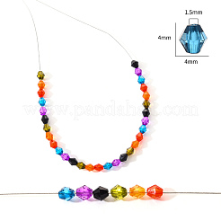 Прозрачные акриловые бусины&nbsp;TACR-YW0001-4MM-04