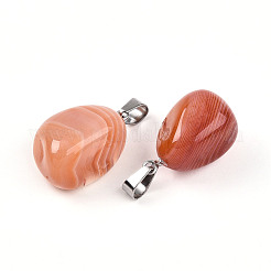 Натуральный красный агат подвески&nbsp;G-N348-01P