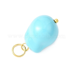 Подвески из гальванизированного стекла с имитацией жемчуга&nbsp;PALLOY-JF04579-04