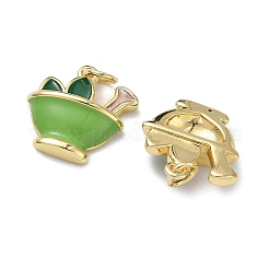 Латунь эмаль подвески&nbsp;KK-H256-07G-01