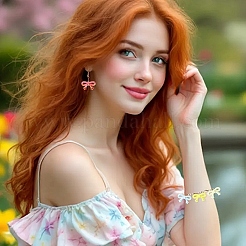 30шт УФ-покрытие непрозрачные акриловые бусины&nbsp;PACR-YW0001-49